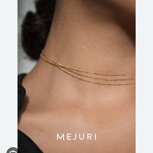 Mejuri Layered Spheres Choker Gold